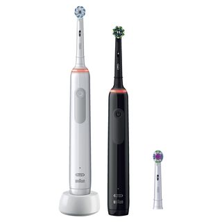 ORAL-B Pro 3 3900 Elektrische Zahnbürste Black/White, Reinigungstechnologie: Oszillierend / Rotierend / Pulsierend (3D)