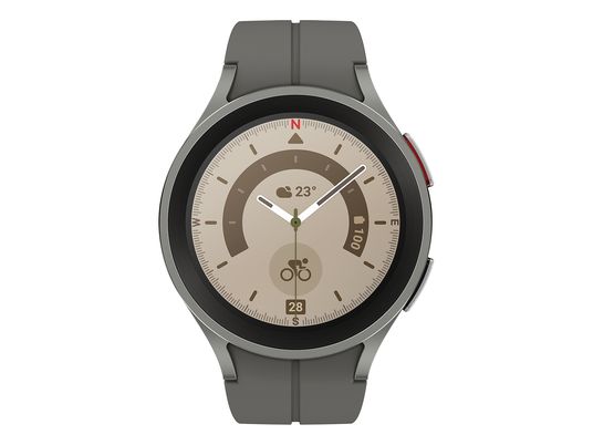 SAMSUNG Galaxy Watch5 Pro (45 mm, Bluetooth-Version) - Smartwatch (Breite: 20 mm, -, Gray Titanium
)