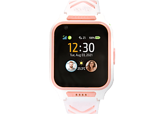 MYKI Watch 4  gyermek okosóra, 4G, rózsaszín-fehér (WATCH4-4G-P)