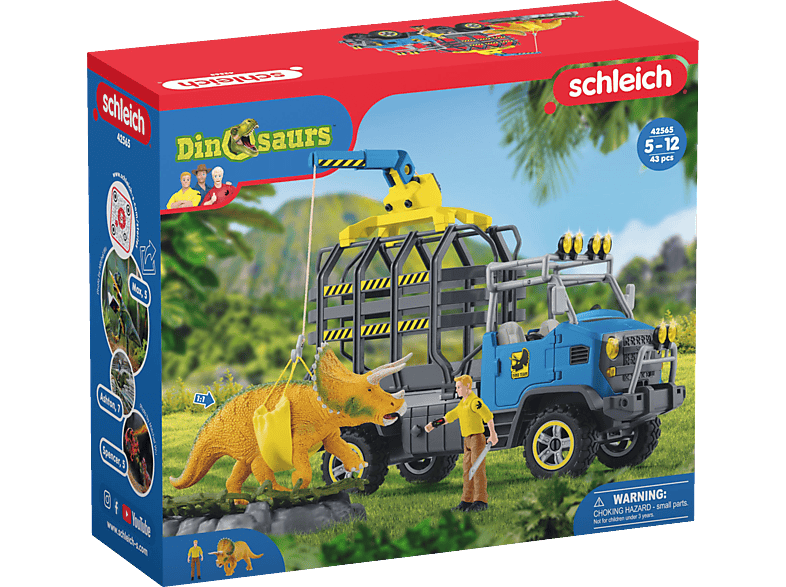 SCHLEICH 42565 Dino Truck Spielset Mehrfarbig