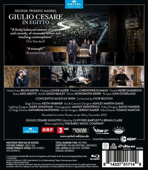 Mehta,Bejun/Alder,Louise/Bardon,Patricia/+ - Giulio Cesare in Egitto  - (Blu-ray)