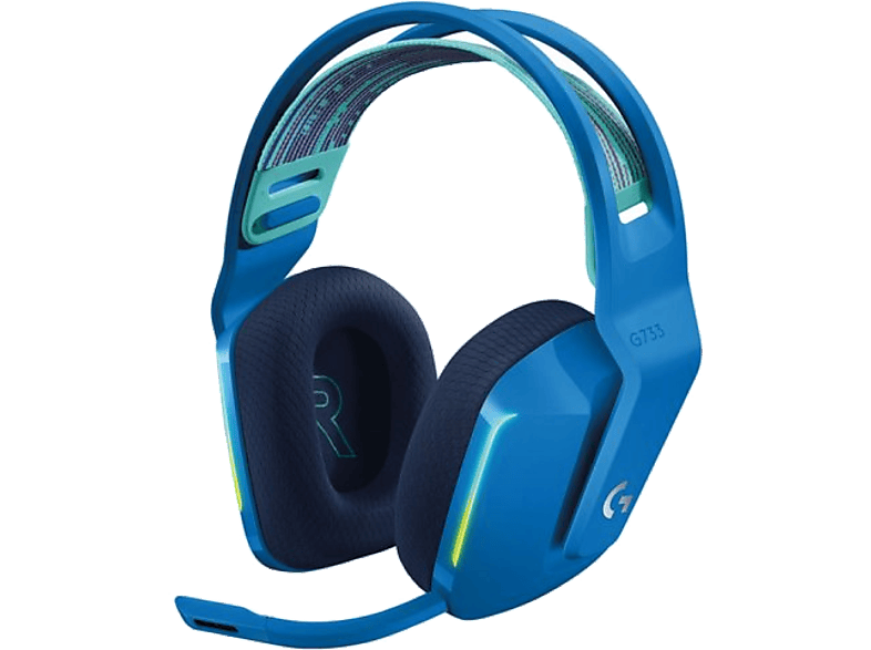 LOGITECH G G733 LIGHTSPEED RGB Kablosuz 7.1 Surround Ses Oyuncu Kulaklığı - Mavi_1