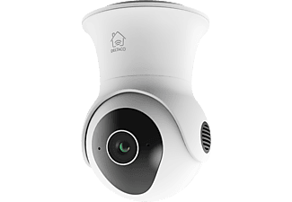 DELTACO Überwachungskamera mit motorisiertem Schwenken & Neigen, Außenbereich IP65, 2MP, ONVIF, Weiß