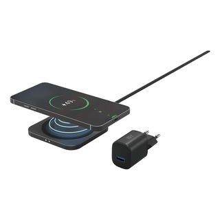 ISY IWQ-2015 15W - Pad di ricarica rapida wireless (Nero)