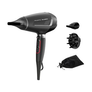 ROWENTA x Karl Lagerfeld CV888L K/Pro Stylist Haartrockner Schwarz/Rot (2200 Watt)