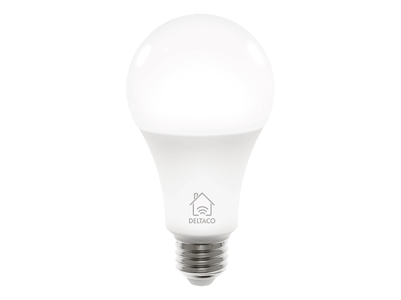 Deltaco Smarte LED-Lampe SH-LE27W, 9W, E27, dimmbar, Weiß; LED Lampe