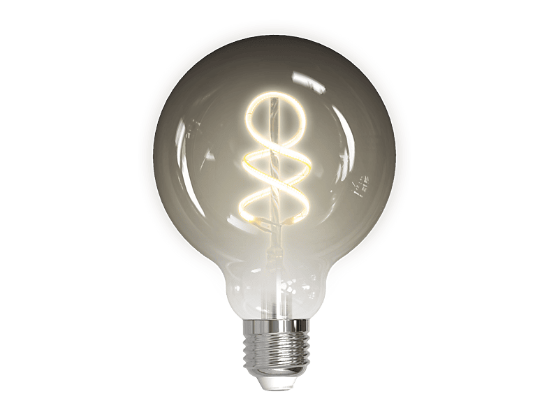 Deltaco Smarte Spiral-LED-Lampe SH-LFSE27G95S, 5.5W, E27, dimmbar, Weiß; LED Lampe