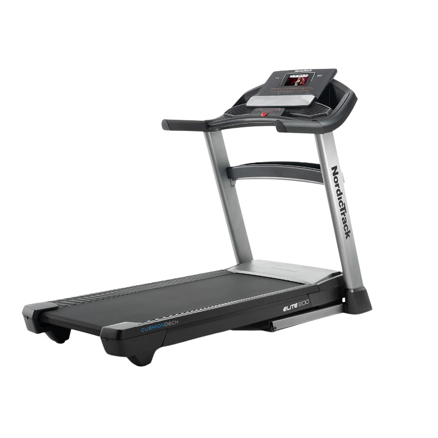 Cinta de correr - IFIT Nordictrack Elite 900, Pantalla táctil a color HD de 7", Motor de 3.0 HP, Soporte para tablets, Negro