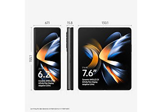 SAMSUNG Galaxy Z Fold4, 256 GB, Phantom Black