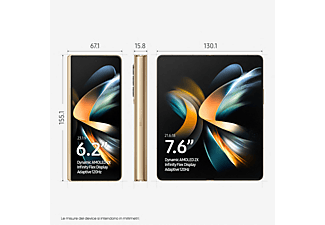 SAMSUNG Galaxy Z Fold4, 512 GB, Beige