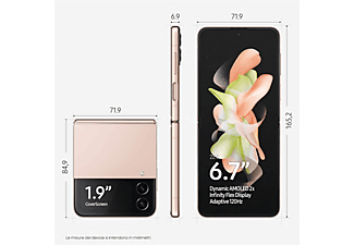 SAMSUNG Galaxy Z Flip4, 128 GB, Pink Gold