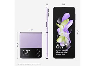 SAMSUNG Galaxy Z Flip4, 128 GB, Bora Purple