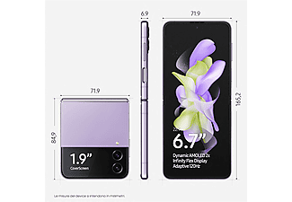 SAMSUNG Galaxy Z Flip4, 256 GB, Bora Purple