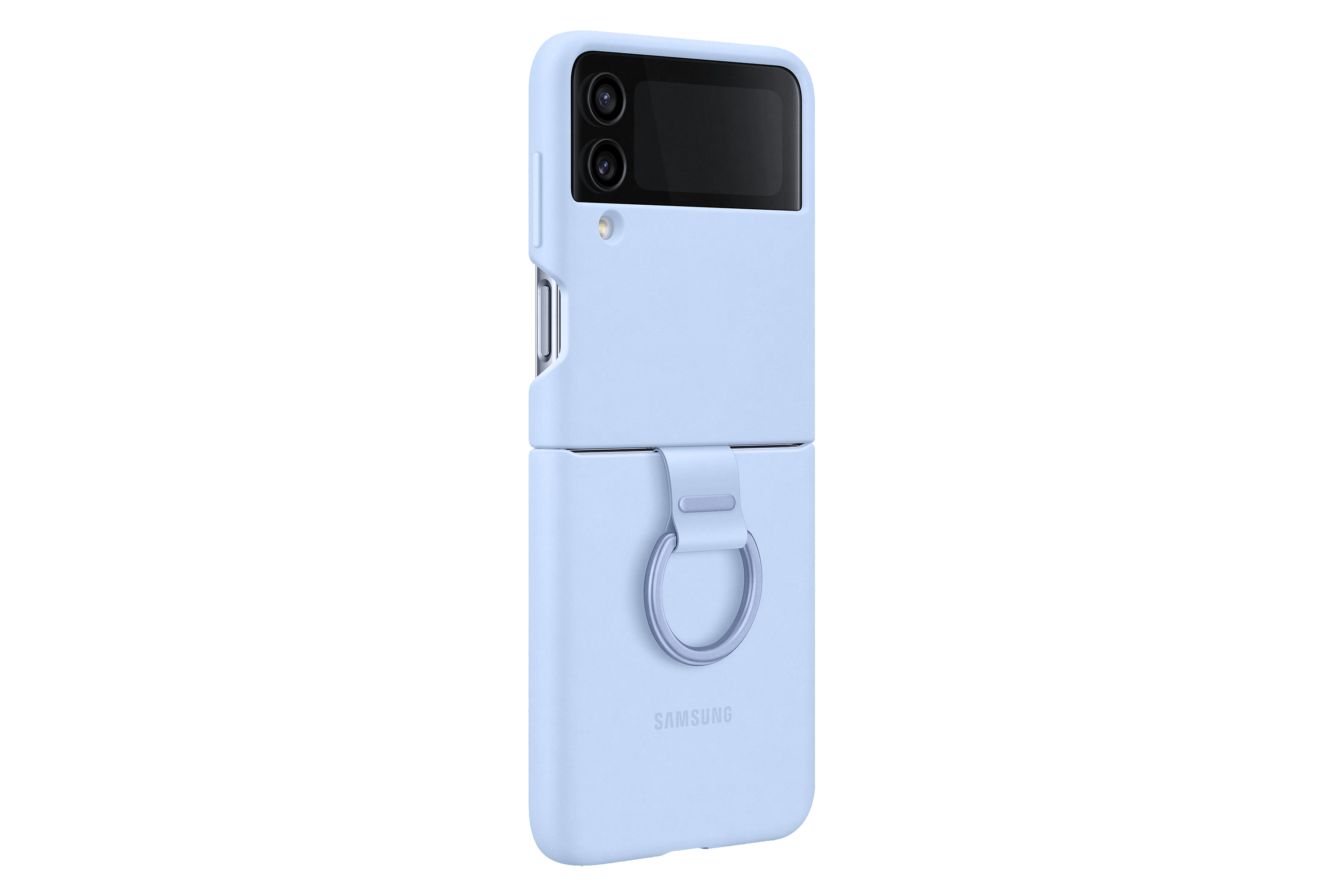 SAMSUNG EF-PF721TLEGWW, Backcover, Samsung, Galaxy Z Flip4, Artic Blue