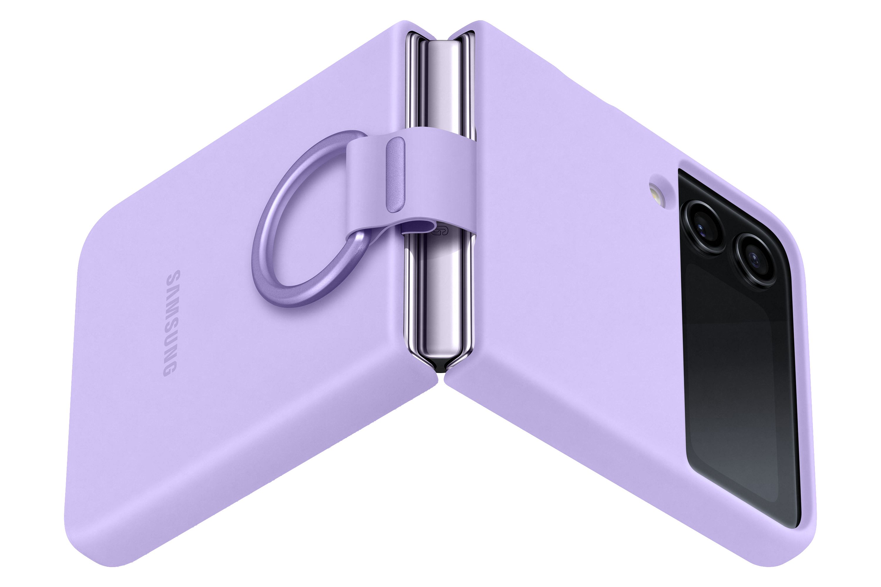 SAMSUNG EF-PF721TVEGWW, Backcover, Samsung, Galaxy Z Flip4, Bora Purple