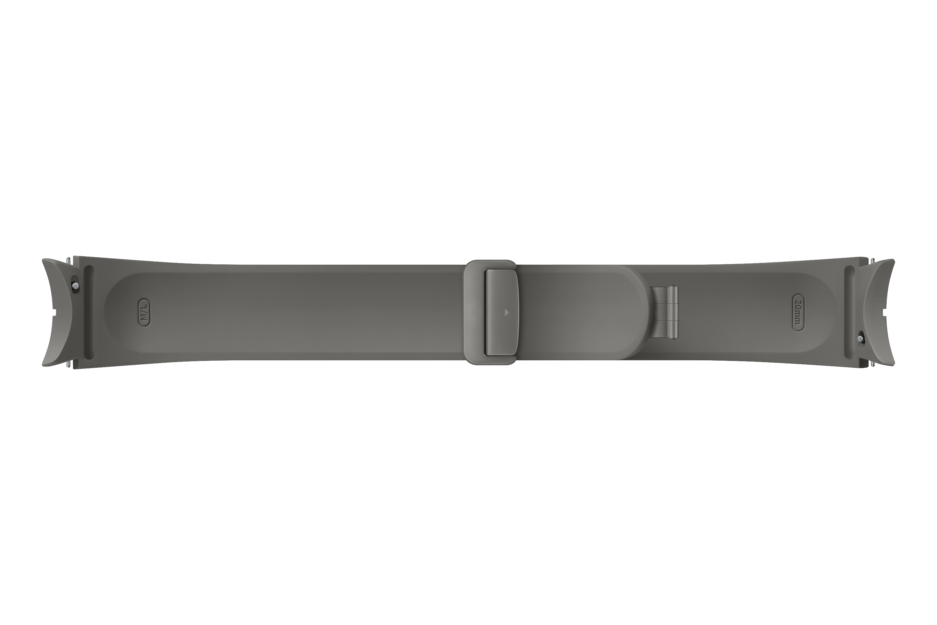 SAMSUNG ET-SFR92 D-Buckle Sport Band (20 mm, M/L), Ersatzarmband, Gray