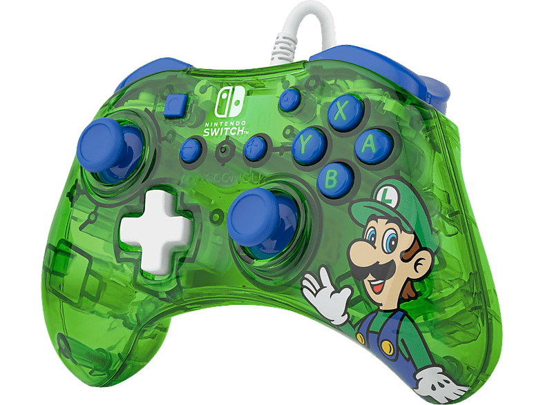PDP LLC ROCK CANDY WIRED LUIGI LIME Controller Lime für Nintendo Switch