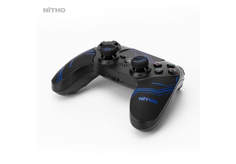 Schwarz/Blau Nitho 4, PlayStation NITHO für PlayStation | Controller Glow Adonis Wireless Controller MediaMarkt 4 Controller PC