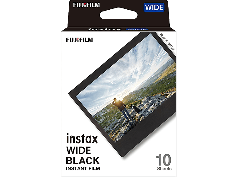 MediaMarkt, Fujifilm Instax Wide, Instant Film, Schwarz, Foto, Video & Drohnen, Kamera, Zubehör Kameras, Kamera Filme, Sofortbildkamera Filme, 4172752