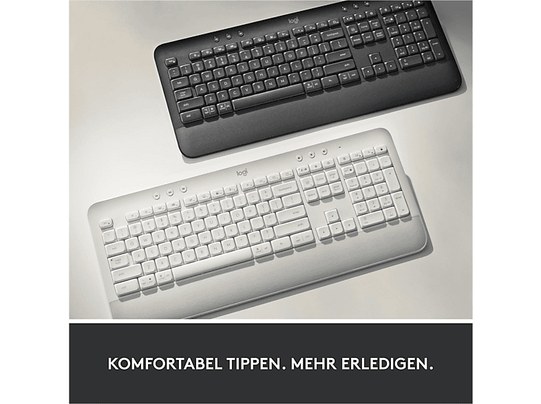 LOGITECH LOGITECH K650 Kabellose Tastatur, DEU (Qwertz), Grafit — Foto 5 von 5