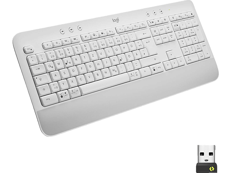 Signature kabellos, OFF-WHITE Tastatur, K650 Comfort, LOGITECH