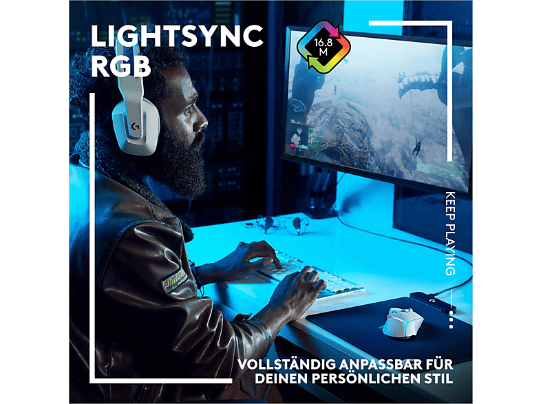 Logitech G G502 X Plus Lightspeed Kabellose Gaming Maus, Lightsync RGB, LightForce Hybrid-Switches, kompatibel mit PowerPLAY, Schwarz — Foto 3 von 5