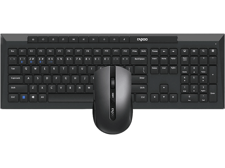 NGS HYPEKIT Teclado + Ratón Inalámbricos Bluetooth Español QWERTY Negro