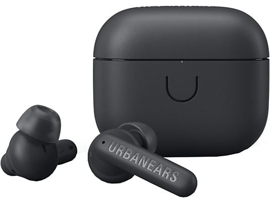 URBANEARS Boo Tip - Véritables écouteurs sans fil (In-ear, Charcoal Black)