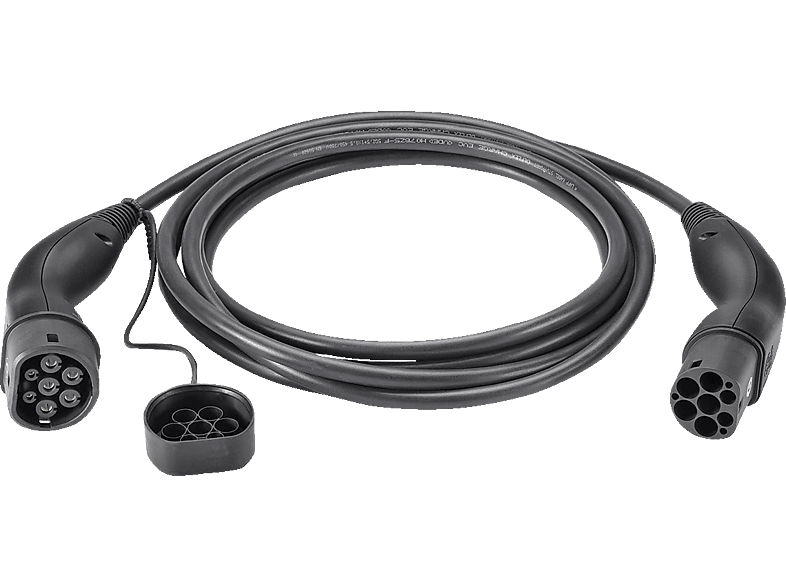 LAPP Mobility Standard Gen II glatt schwarz Ladekabel für Elektrofahrzeuge, 22 kW, Kabellänge: 7 m