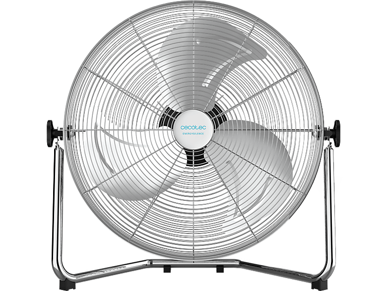 Ventilador industrial - Cecotec EnergySilence 5000 Pro, 120 W, Motor de Cobre, 3 Velocidades, Acabado cromado