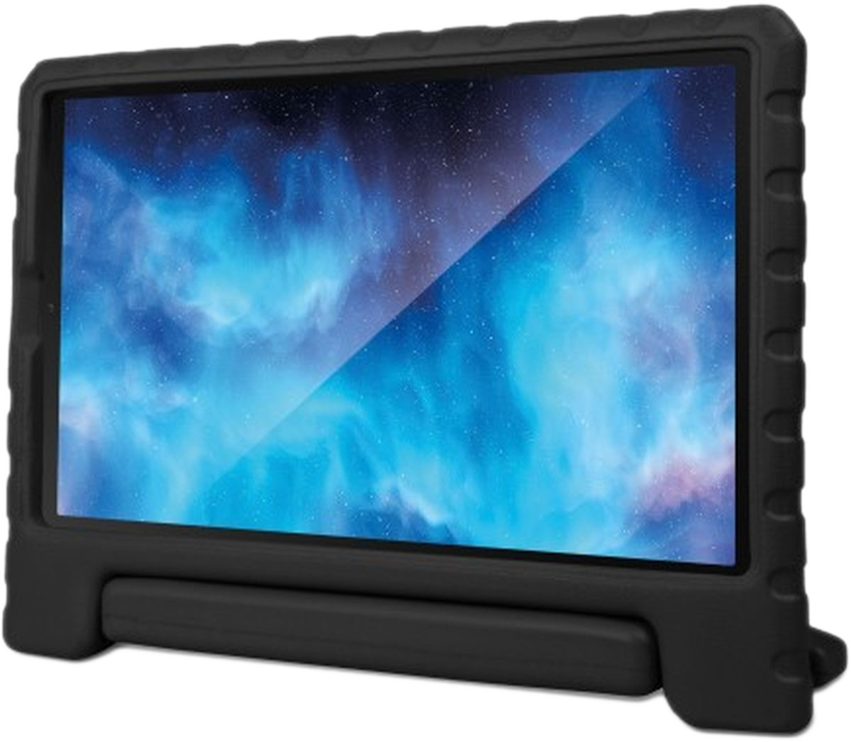 XQISIT Cover Stand Kids Case Galaxy Tab A8 10.5 (2021) Zwart (49531)