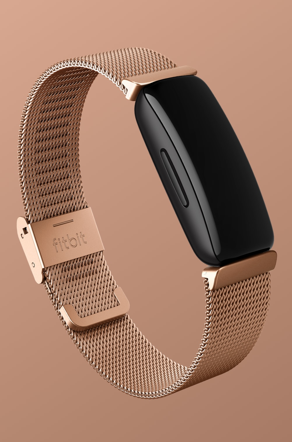 FITBIT Inspire 2 Metal Mesh - Armband (Roségold)