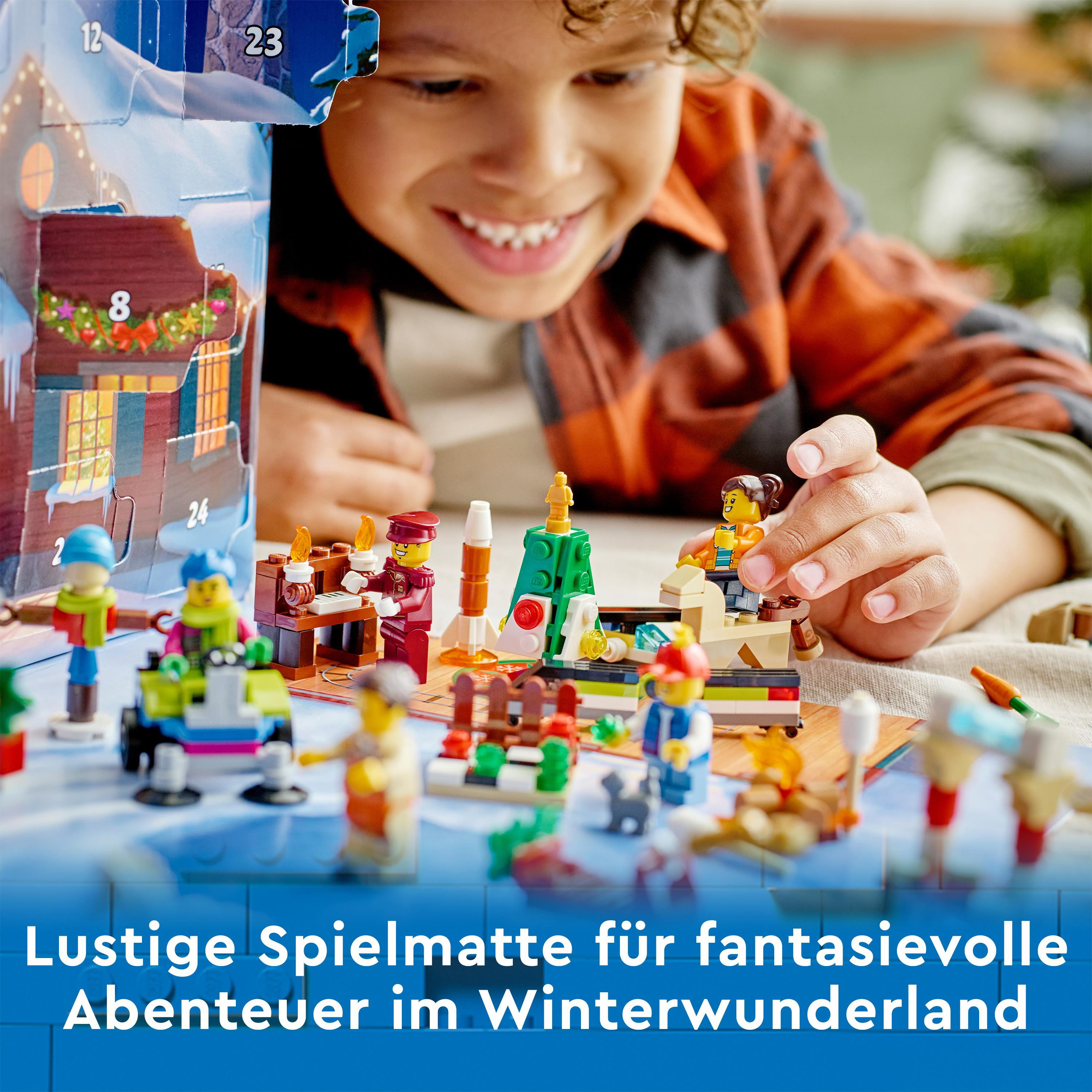 LEGO 60352 City Adventskalender Bausatz, Mehrfarbig
