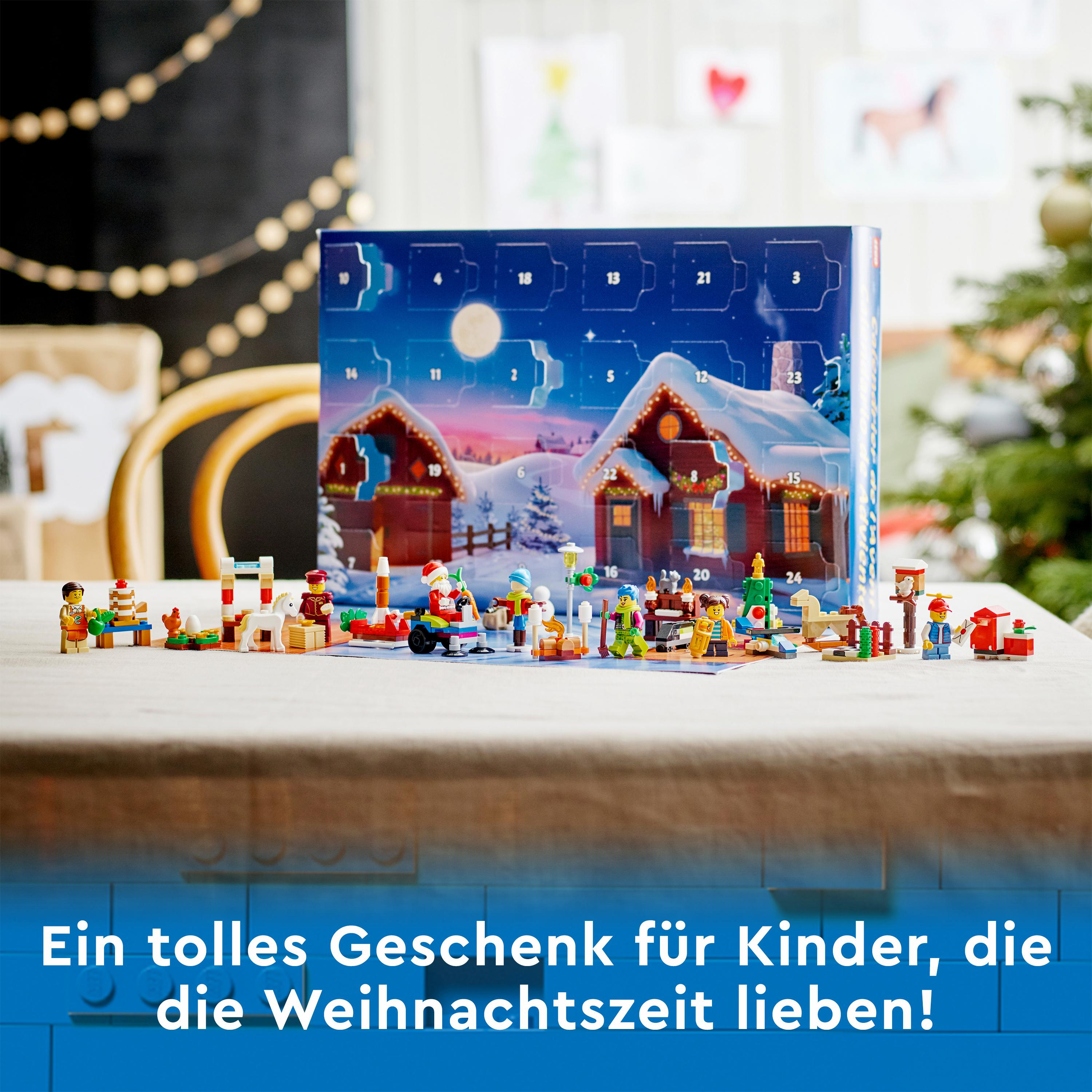 LEGO 60352 City Adventskalender Bausatz, Mehrfarbig