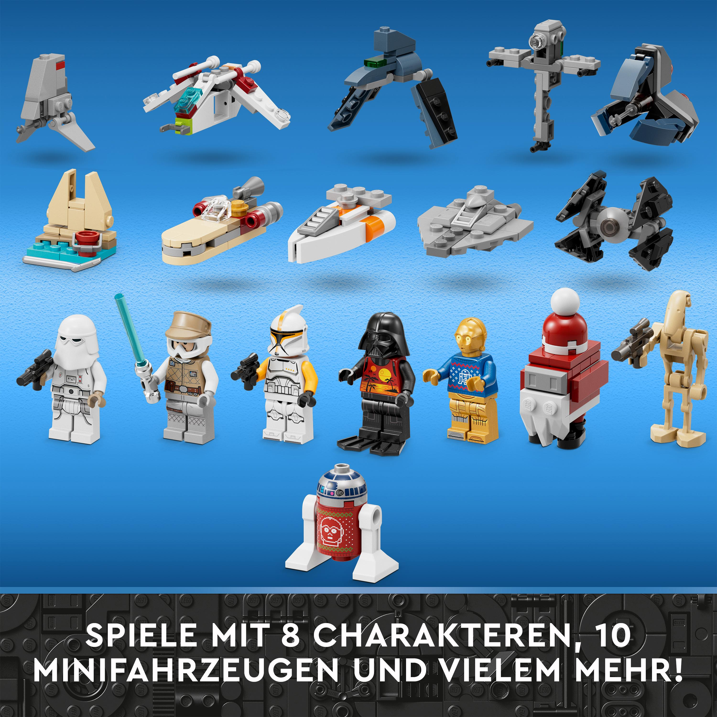 LEGO Star Wars 75340 LEGO Adventskalender Bausatz, Mehrfarbig