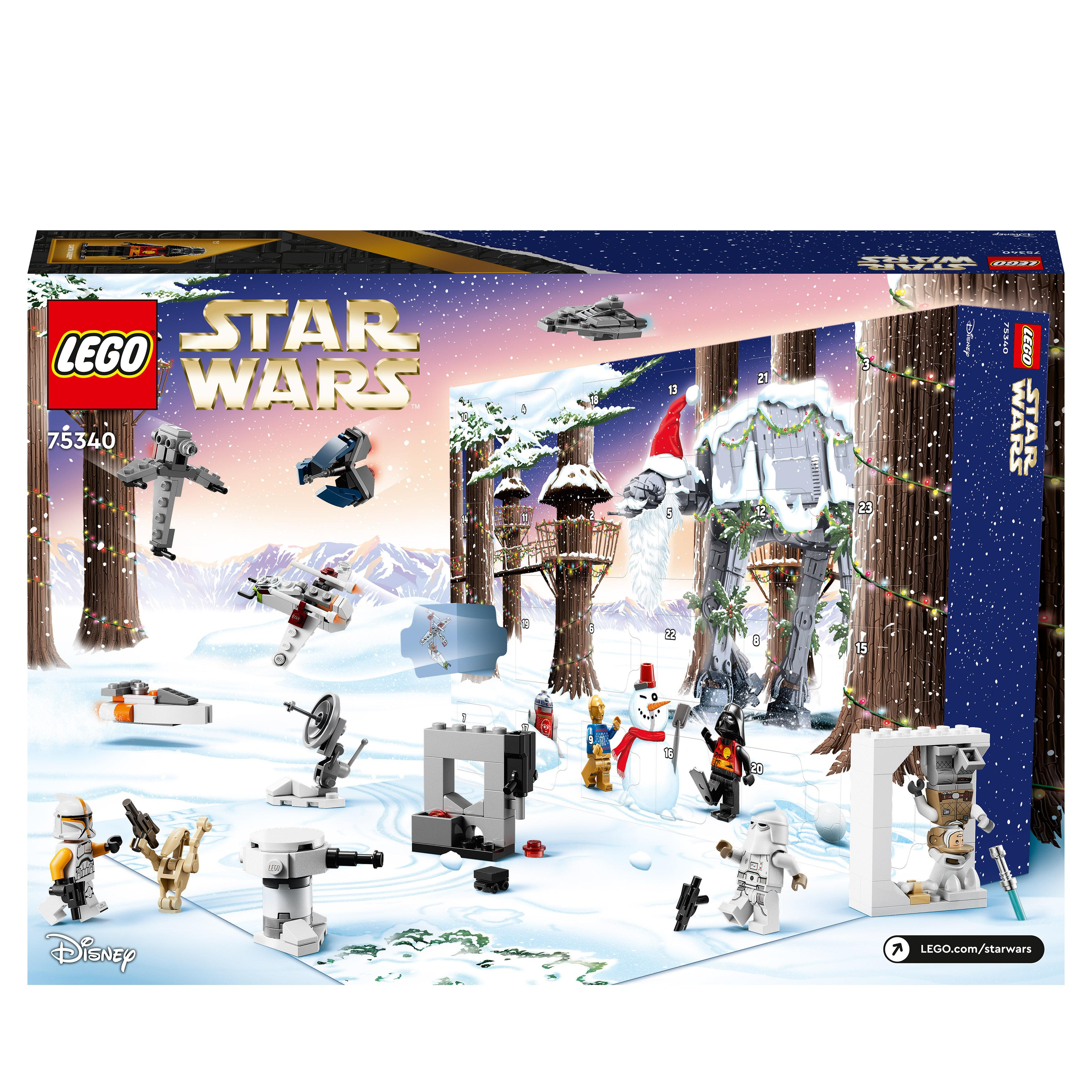 LEGO Star Wars 75340 LEGO Adventskalender Bausatz, Mehrfarbig