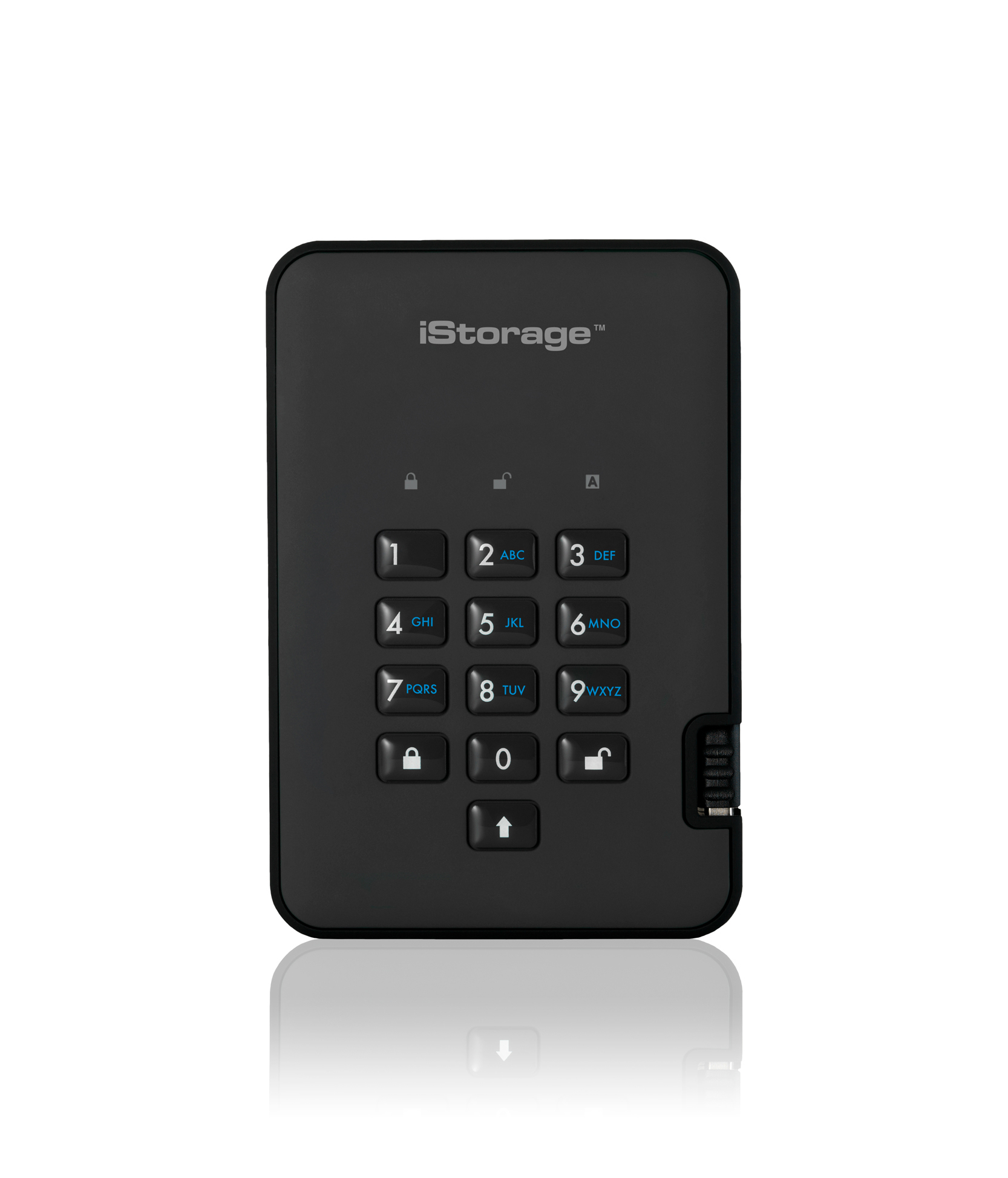 ISTORAGE BLACK, 5TB iStorage, DISKASHUR2 Schwarz