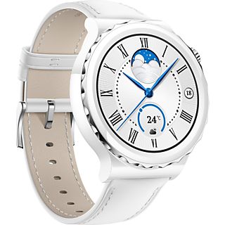 HUAWEI WATCH GT 3 Pro Ceramic (43 mm) - Smartwatch (130 - 190 mm, Pelle, Bianco)