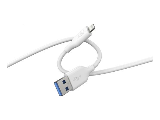 ISY ICS-5000-WT-AL - Cavo da USB-A a Lightning (Bianco)
