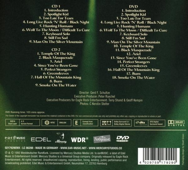 Rainbow - Black Masquerade (2CD+DVD Digipak)  - (CD + DVD Video)