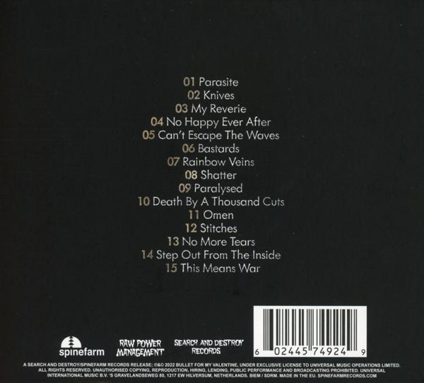 CD-Hülle mit Trackliste und Informationen über das Musikalbum.