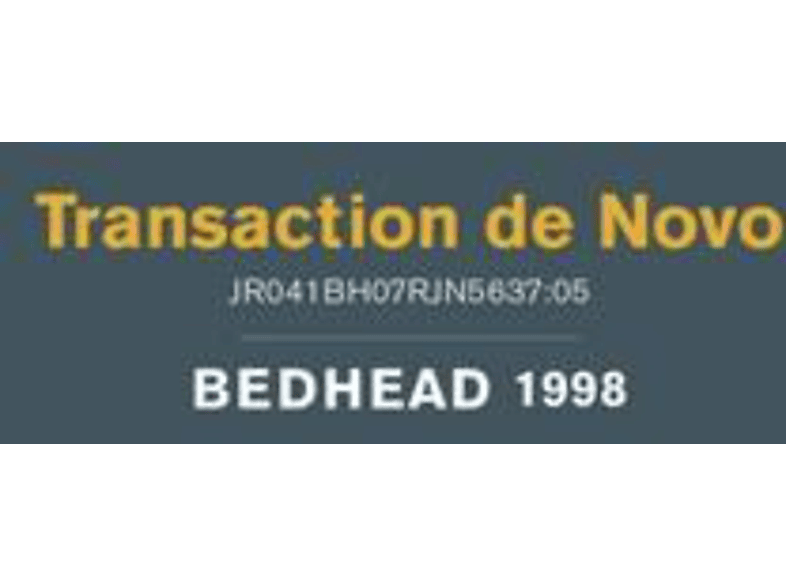 Bedhead - Transaction (Vinyl) - (Gold De Vinyl) Novo
