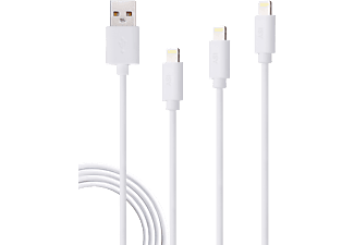 ISY IZB-533 - Câble de charge USB-A vers Lightning (Blanc)