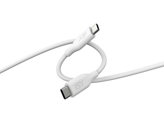 ISY ICS-5000-WT-CC - Câble USB-C vers USB-C 5 Gb/s (Blanc)