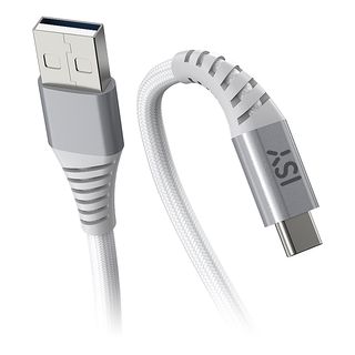 ISY ICN-5000-WT-AC - USB-A auf USB-C 5-Gbps-Kabel (Weiss)
