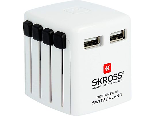 SKROSS World USB Charger - Chargeur USB (Blanc)