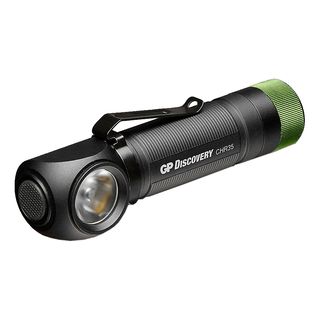 GP Discovery CH35 - Luce da lavoro a LED (Nero/verde)