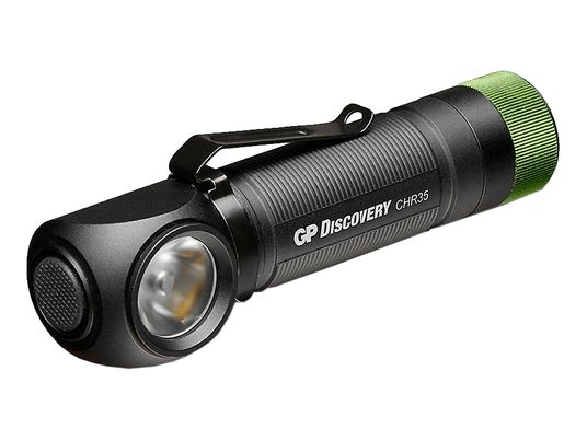 GP Discovery CH35 - Lampe de travail à DEL (Noir/vert)