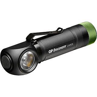 GP Discovery CH35 - Luce da lavoro a LED (Nero/verde)