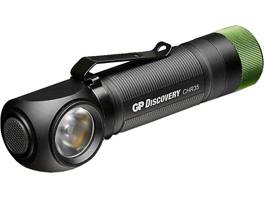 GP Discovery CH35 - Luce da lavoro a LED (Nero/verde)